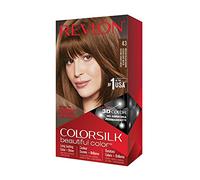 Revlon Colorsilk Beautiful Color Coloration Permanente Des Cheveux Avec Technologie Au Gel 3D Et Kératine, Teinture Avec Couvrance À 100% Des Cheveux Blancs, 43 Chtain Doré Moyen