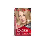 Revlon Colorsilk Beautiful Color Coloration Permanente des Cheveux avec Technologie au Gel 3D et Kératine, Teinture avec Couvrance à 100% des Cheveux Blancs, 74 Blond moyen