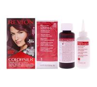REVLON Colorsilk Coloration Permanent Cheveux Fai-da-te A Maison, Sans amabac et enrichie avec Cheratina, 34 - Bourgogne intense