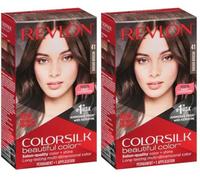 REVLON Colorsilk Coloration Permanente N°41 Medium Brown (Lot de 2)
