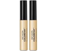 Revlon Colorstay 24H, Anticernes Correcteur de Teint (6,2 ml), formule liquide, Haute Couvrance, Soin Yeux Illuminateur, Formule Longue Tenue, Teinte Light (015) (Lot de 2)