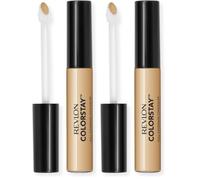 Revlon ColorStay, Anti-cernes, Correcteur de Teint Longue Tenue, Concealer Haute Couvrance, Peau Normale, Concealer Finition Naturelle, Makeup - 6,2 ml (Lot de 2)