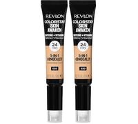 Revlon Colorstay, Anticernes Skin Awaken sans Transfert et Tenue 24H N030 Light Medium (Lot de 2)