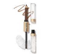 Revlon ColorStay Brow Fantasy, Produit sourcils 2-en-1 : crayon au fini poudré et gel transparent fixant infusé de provitamine B5, Tenue jusqu'à 16 heures, 002 Soft Brown