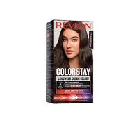 Revlon ColorStay Coloration Permanente 3 Châtain Foncé Profond | Couvre 100% des Cheveux Blancs, Jusqu'à 8 Semaines de Couleur, à l'Huile de Macadamia et au Beurre de Murumuru