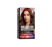 Revlon ColorStay Coloration Permanente 5.3 Châtain Doré | Couvre 100% des Cheveux Blancs, Jusqu'à 8 Semaines de Couleur, à l'Huile de Macadamia et au Beurre de Murumuru