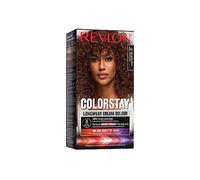 Revlon ColorStay - Coloration Permanente - Coloration Cheveux Longue Tenue - Couvre 100% des cheveux blancs - Jusqu’à 8 semaines - Huile de Macadamia et de Beurre de Murumuru - N5.12 Châtain Glacé