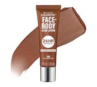 Revlon ColorStay Face & Body Glow Lotion, Lotion teintée visage et corps hydratante, Éclat naturel lumineux, Fini non gras 24H hydratation, 140 In My Bronze Era, 30 ml