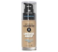 Revlon ColorStay Fond de Teint Tenue 24H, 180 Sand Beige 30 ml | Pour Peaux normales à sèches, Formule Soin Enrichie en acide hyaluronique pour une Hydratation Intense, SPF 20