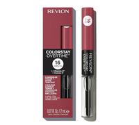 Revlon Colorstay Overtime Rouge à Lèvres Liquide 380 Always Sienna | Double Embout Couleur Vibrante et Top Coat, Longue Tenue, Formule Hydratante à la Vitamine E