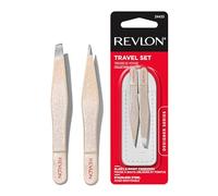 Revlon Designer Series Mini pince à épiler Kit d'outils d'épilation avec mini pince à épiler à pointe inclinée et pointue, portable et facile à utiliser, fabriqué en acier inoxydable durable