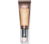 Revlon Photoready Candid Glow, Fond de Teint Liquid, pour Peaux Sensibles et Sèches, Fini Lumineux et Hydratant, Couvrance Modulable TransparenteàMoyenne, Anti-Pollution, N120 Buff, 22 Ml