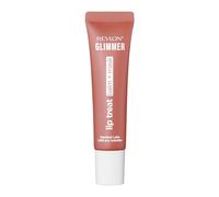 Revlon Glimmer Lip Treat Balm 006 Hazelnut Latte 12 ml | Baume Lèvres et Masque de Nuit Hydratant 2-en-1, Soin pour les Lèvres au Fini Brillant avec du Squalane et des Peptides