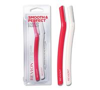 Revlon Lot de 2 défuzzeurs pour le visage, lame d'épilation et de dermaplaning, chaussettes de beauté, en acier inoxydable