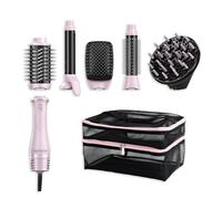 REVLON One-Step™ 5-in-1 Multi Air Styler Pink Titanium Edition (pochette incluse, 5 accessoires : diffuseur, boucleur à air, brosse ronde, plate et ovale volumisante en céramique tourmaline & titane)
