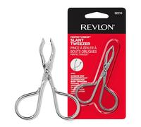 Revlon Pince à épiler inclinée à pointe #32210 et Miroir grossissant Revlon (x10) #04627 - Argenté