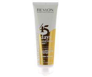 Revlon Professional - 2 en 1 Shampooing et soin cheveux colorés 45 Days doré golden blondes