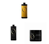 REVLON PROFESSIONAL OROFLUIDO Shampoing Lumière à l'Huile d'Argan, 1000 ml + Après-shampoing Soin Lumière à l'Huile d'Argan, 1000 ml + Masque pour Cheveux à l'Huile d'Argan, 500 ml