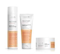 REVLON PROFESSIONAL RE/START Recovery Routine Shampoing Micellaire Réparateur 250 ml + Après-shampoing Soin Fondant Réparateur 200 ml + Masque Intense Réparateur 250 ml, pour cheveux secs et abîmés