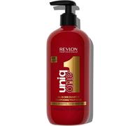 Revlon Professional Uniqone, Shampooing Et Après-Shampooing 2en1 (490 Ml), Soin Cheveux Nourrissant Et Réparateur, Formule Vegan, Tous Types De Cheveux, Classique Rouge[Z15]