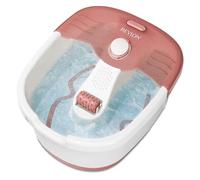 Revlon RVFB7021PUK Relaxing Bubbling Massage Pediprep Foot Spa with 9 Pieces Nail Care Set by Revlon