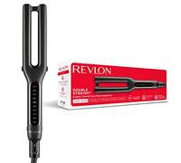 Revlon RVST2204UK Double droit (design à double plaque, technologie avancée de céramique de cuivre, affichage LED, système intelligent de mémoire de chaleur, 10 réglages de chaleur jusqu'à 235 °C)