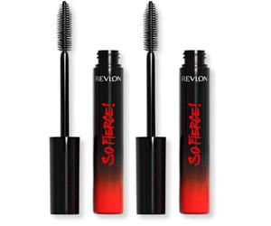Revlon So Fierce - Mascara Tenue 24H - Mascara Volume Extrême et Longueur Durable - Maquillage pour les Yeux - Anti-Bavures & Sans Paquets - Renforce & Protège les Cils - 701 Blackest Black, 7ml