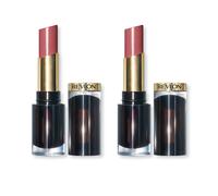 Revlon, Rouge à lèvres Super Lustrous Glass Shine, haute brillance, formule crémeuse et hydratante, infusée en acide hyaluronique, aloe vera et quartz rose 003 Glossed Up Rose, 3.1g