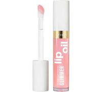 Revlon Super Lustrous Glimmer Lip Oil, Huile à lèvres hydratante, Brillance intense non collante, Maquillage lèvres transparent, 001 Candy heart, 3,8 ml