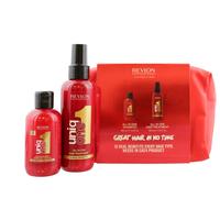 Revlon Uniq One All in One 3PC Set (150ml Treatment, 100ml Shampoo & Bag)