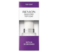 Revlon Vernis à Ongles Top Coat, Soin des ongles, Manucure Séchage Rapide 30 secondes, Protège la Couleur des ongles, Tenue du vernis prolongée, Finition Brillante et Transparente - 14,7ml