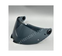 (Revo bleu) Espagne MT Thunder 4 Lentille de casque Galvanoplastie Argent Magique Thé noir Transparent