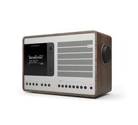 Revo SuperConnect Portable Numérique Noir Radio portable - Radios portables (Portable, Numérique, DAB,DAB+,FM, 15 W, 8,89 cm (3.5"), OLED) - argent / noyer