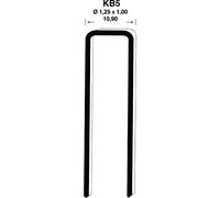 Revo Tool kb5-41 mm de VZ Lot de pinces en fil d'acier galvanisé et résiné, longueur 41 mm (3200)