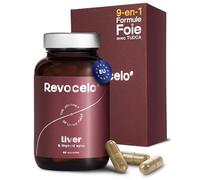 Revocelo Soutien Foie & Thyroïde - Formule au TUDCA, Chardon-Marie et Sélénium, 60 Gélules, Fabriqué dans l’UE
