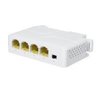 REVODATA 3 Port Gigabit PoE Extender, 10/100/1000 Mbps PoE Repeater 100/250 Meter Extend, IEEE802.3af/at 3 PoE Output, Plug and Play, Wall/DIN Rail Mounting PoE Amplifier (POE5005G-V2)