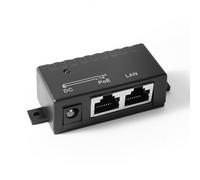 REVODATA Adaptateur Ethernet Gigabit PoE 10/100/1000 Mbps - Alimentation passive 5 V-57 V pour caméras IP, AP, téléphones VoIP - Montage mural (PSE310G)