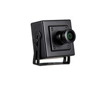 REVODATA HD 5MP Mini Fisheye POE Caméra IP,Petite Caméra de Sécurité Intérieure Objectif 1,44mm 175 Degrés Grand Angle P2P Vue à Distance H.265 Vidéo CCTV (I706-4-P-HS)