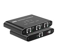 REVODATA Répartiteur PoE 1 entrée 3 sorties Gigabit 3 ports PoE, 30 W par port d'alimentation via Ethernet, conforme à la norme IEEE 802.3at/af, Plug and Play pour caméra POE (GNS-103P)