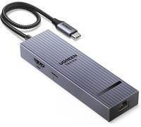 Revodok Pro 1061 10Gbps Hub USB C Ethernet Gigabit HDMI 4K 60Hz PD 100W Multi Data Ports 2A1C 6 en 1 Docking Station Compatible avec iPhone 16 15 MacBook iPad Air Surface XPS Galaxy S24