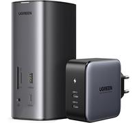 Revodok Pro 312 Docking Station Accueil Dual Hdmi Et Displayport Triple Affichage 4K60Hz 12 En 1 Dock Usb C Avec Multi Data Ports 10Gbps Pd 100W Charge Ethernet Gigabit Lecteur De Carte Sd Tf