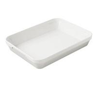 REVOL 5726 PLAT À FOUR RECTANGULAIRE PROFOND PORCELAINE BLANC 40 X 29,5 X 6,5 CM Blanc G