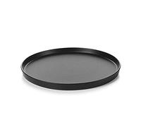 Revol - ASSIETTE EN PORCELAINE PLATE ADÉLIE 24CM Couleur - Noir effet fonte