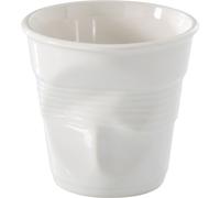 REVOL Tasse à expresso en porcelaine Tasse Tasse blanche Froisses 80 ml
