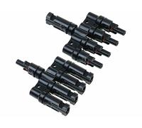 Revolt 2 adaptateurs en T pour 4 panneaux solaires compatibles avec MC4