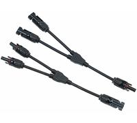 Revolt 2 adaptateurs en Y pour 2 panneaux solaires compatible avec MC4