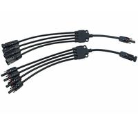 Revolt 2 adaptateurs en Y pour 4 panneaux solaires compatibles avec MC4