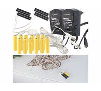 Revolt 2 adaptateurs secteur avec piles factices AAA pour alimentation continue
