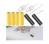 2 adaptateurs USB avec piles factices AA pour alimentation continue [revolt]