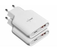 Revolt 2 chargeurs secteur GaN USB-A / USB-C Power Delivery 65 W